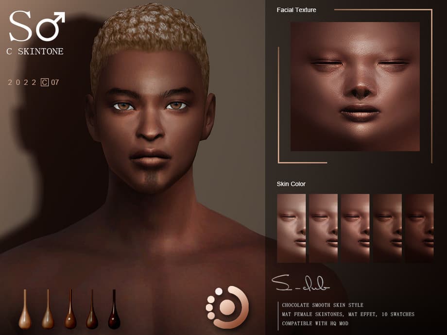 Галерея мода Мужской скин Nature male skintones #1